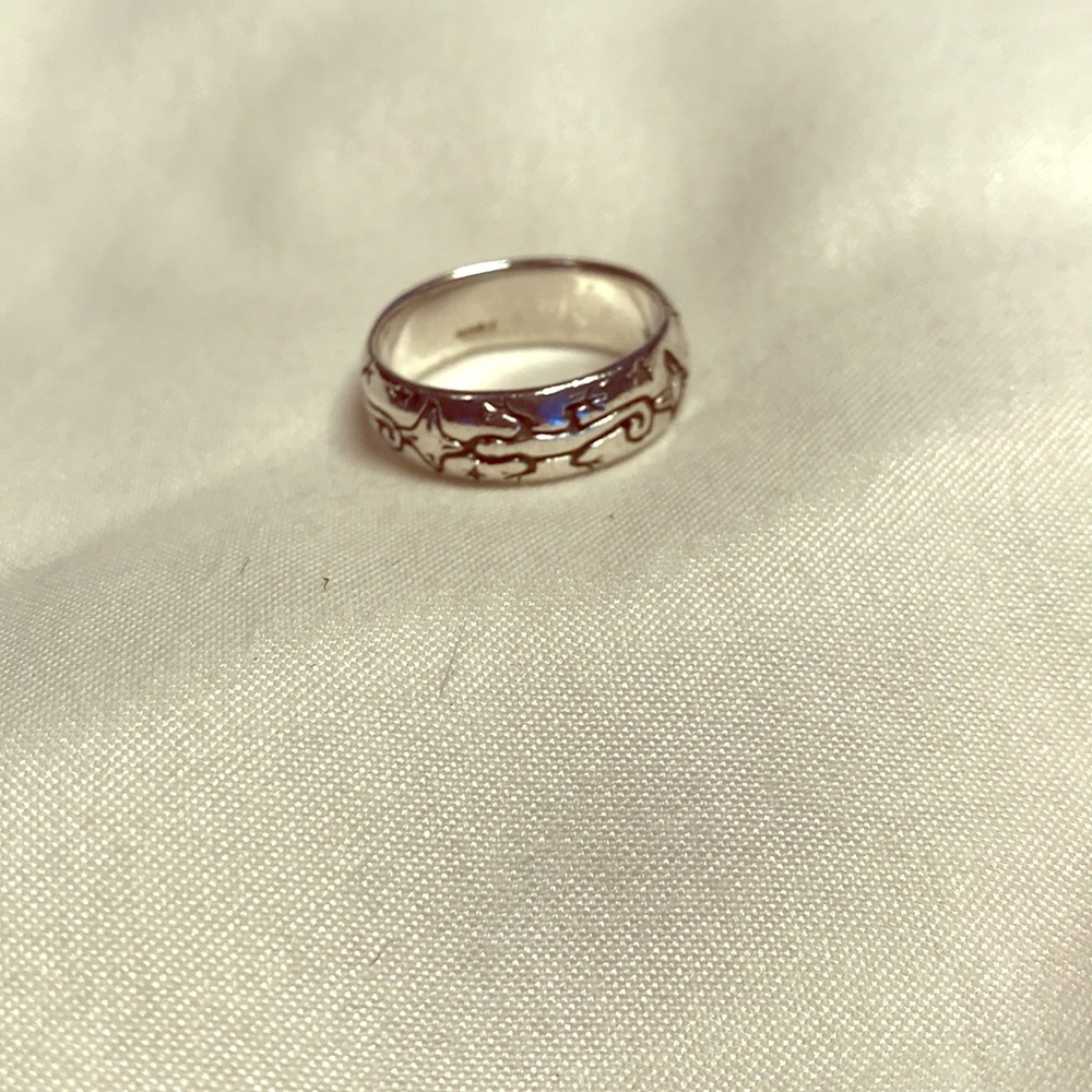 Nwot Sterling Silver Lizard Ring - image 1